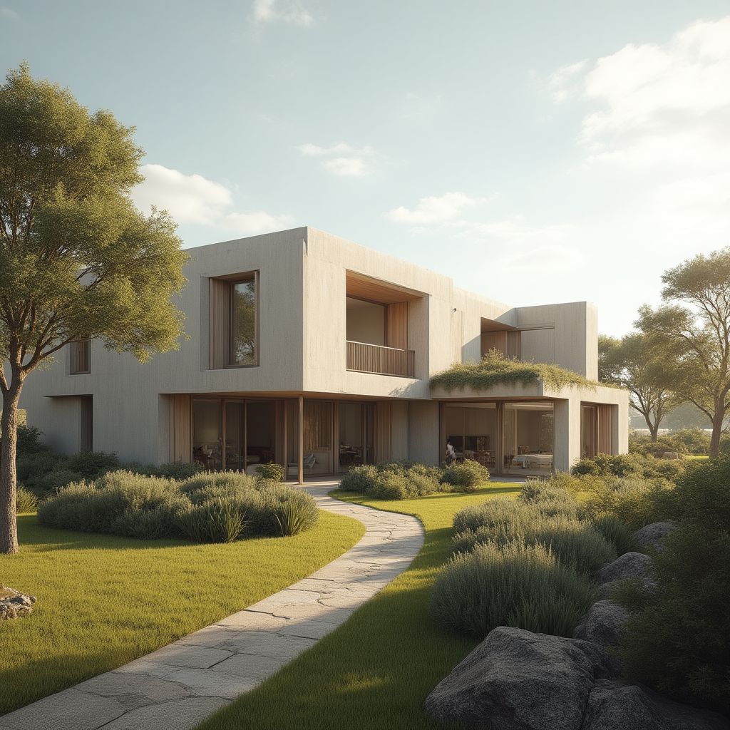 Workshop de arquitetura sustentável com estudantes locais